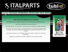 Tablet Screenshot of italparts.de